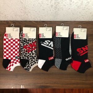 Vans Ankle Socks 5 Pack Wholesale Misprint Men’s Size 9.5-13